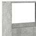 Bibliothèque gris béton 100x33x155,5 cm bois d'ingénierie - Photo n°7