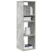 Bibliothèque gris béton 34x31x112 cm bois d'ingénierie - Photo n°1