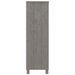 Bibliothèque HAMAR Gris clair 85x35x112 cm Bois de pin massif - Photo n°4