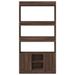 Bibliothèque multifonctionnelle en bois L 92 x H 180 x P 33 cm – Collection Bibla - Photo n°1