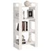 Bibliothèque/Séparateur de pièce Blanc 60x35x125 cm Bois massif - Photo n°1
