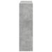 Bibliothèque/Séparateur de pièce gris béton 100x33x115 cm - Photo n°5