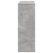 Bibliothèque/Séparateur de pièce gris béton 100x33x94,5 cm - Photo n°5