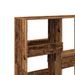 Bibliothèque/Séparateur de pièce vieux bois 100x33x115 cm - Photo n°7