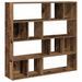 Bibliothèque/Séparateur de pièce vieux bois 105x24x102 cm - Photo n°2