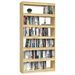 Bibliothèque/Séparateur en Pin massif Kiro L 100 x H 215 x P 58 cm - Elégance naturelle et polyvalence - Photo n°1