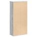 Bibliothèque sonoma gris 50x25x105 cm bois d'ingénierie - Photo n°6