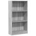 Bibliothèque sonoma gris 60x24x109 cm bois d'ingénierie - Photo n°2