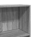 Bibliothèque sonoma gris 60x24x176 cm bois d'ingénierie - Photo n°7