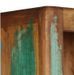 Bibliothèque sur roulettes 2 portes 3 étagères bois massif recyclé Moust - Photo n°5