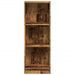 Bibliothèque vieux bois 40x24x109 cm bois d'ingénierie - Photo n°4