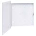 Boîte à clés avec panneau magnétique Blanc 35x35x5,5 cm - Photo n°4