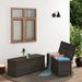 Boîte à coussins extérieur Anthracite 150x50x56 cm Sapin massif - Photo n°1