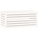 Boîte de jardin blanc 101x50,5x46,5 cm bois massif de pin - Photo n°1
