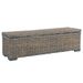 Boîte de rangement 120 cm Gris Rotin naturel kubu et manguier - Photo n°1