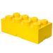 Boite de rangement 8 plots Jaune Lego - Photo n°1