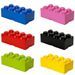 Boite de rangement 8 plots Rose Lego - Photo n°5