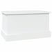 Boîte de rangement blanc 50x30x28 cm bois d'ingénierie - Photo n°5