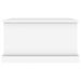 Boîte de rangement blanc 70x40x38 cm bois d'ingénierie - Photo n°6