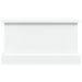 Boîte de rangement blanc brillant 50x30x28 cm bois d'ingénierie - Photo n°6