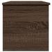 Boîte de rangement chêne marron 102x35x35 cm bois d'ingénierie - Photo n°5