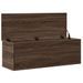 Boîte de rangement chêne marron 102x35x35 cm bois d'ingénierie - Photo n°7