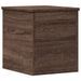 Boîte de rangement chêne marron 30x35x35 cm bois d'ingénierie - Photo n°2