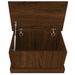 Boîte de rangement chêne marron 50x30x28 cm bois d'ingénierie - Photo n°8