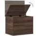 Boîte de rangement chêne marron 60x42x46 cm bois d'ingénierie - Photo n°8