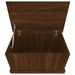 Boîte de rangement chêne marron 70x40x38 cm bois d'ingénierie - Photo n°8