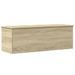 Boîte de rangement chêne sonoma 102x35x35 cm bois d'ingénierie - Photo n°2