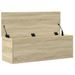 Boîte de rangement chêne sonoma 102x35x35 cm bois d'ingénierie - Photo n°7