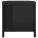 Boîte de rangement coussin Noir brillant 105x40x45 cm - Photo n°6