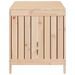 Boîte de rangement de jardin 121x55x64 cm Bois massif de pin - Photo n°7