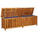 Boîte de rangement de jardin 200x50x58 cm Bois d'acacia solide - Photo n°7