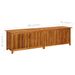 Boîte de rangement de jardin 200x50x58 cm Bois d'acacia solide - Photo n°9