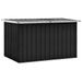Boîte de rangement de jardin Anthracite 149x99x93 cm - Photo n°1
