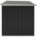 Boîte de rangement de jardin Anthracite 171x99x93 cm - Photo n°6