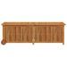 Boîte de rangement de jardin avec roues 150x50x58cm bois acacia - Photo n°4