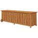 Boîte de rangement de jardin avec roues 150x50x58cm bois acacia - Photo n°6