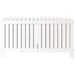 Boîte de rangement de jardin Blanc 115x49x60 cm Bois de pin - Photo n°6