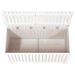 Boîte de rangement de jardin Blanc 121x55x64 cm Bois de pin - Photo n°8