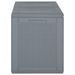 Boîte de rangement de jardin gris PP rotin 180 L - Photo n°3