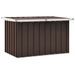 Boîte de rangement de jardin Marron 109x67x65 cm - Photo n°1