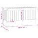 Boîte de rangement de jardin Marron miel 108x42,5x54cm Bois pin - Photo n°10