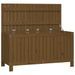 Boîte de rangement de jardin Marron miel 115x49x60 cm Bois pin - Photo n°2