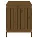 Boîte de rangement de jardin Marron miel 115x49x60 cm Bois pin - Photo n°7