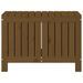 Boîte de rangement de jardin Marron miel 76x42,5x54 cm Bois pin - Photo n°6