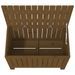 Boîte de rangement de jardin Marron miel 76x42,5x54 cm Bois pin - Photo n°8