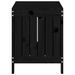 Boîte de rangement de jardin Noir 76x42,5x54 cm Bois massif pin - Photo n°7